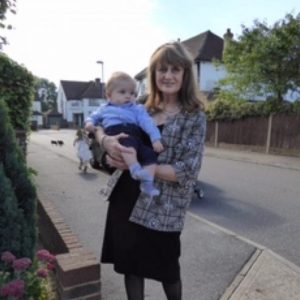 Jean with her granddaughter